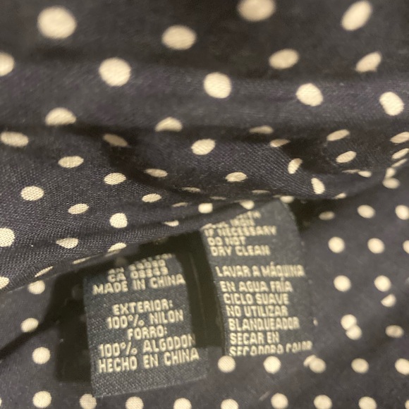 Navy Blue Jones of New York Thin Puffer jacket - Picture 4 of 4